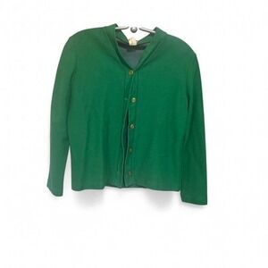 True vintage green cardi size m‎ (m5)